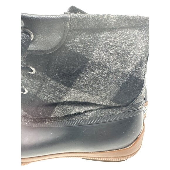 Sperry Womens Wool & Rubber Duck Boots Black/Gray Size 10M - Picture 6 of 14